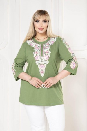 221828 TOPTAN HAKİ BLUZ