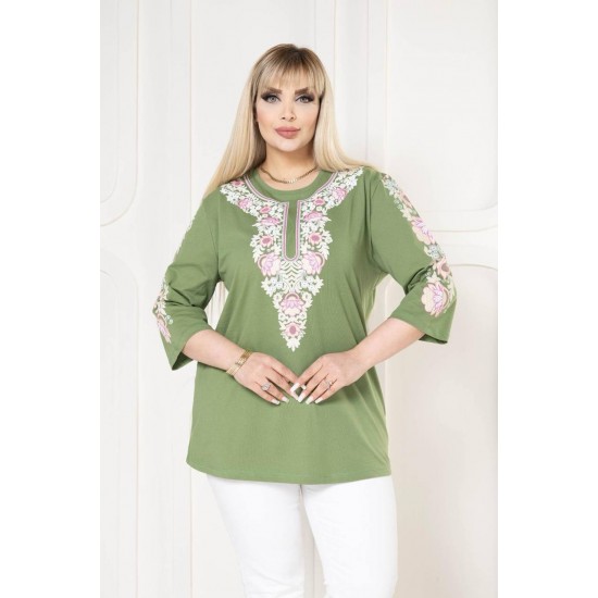 221828 TOPTAN HAKİ BLUZ