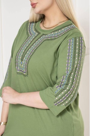 221832 TOPTAN HAKİ BLUZ