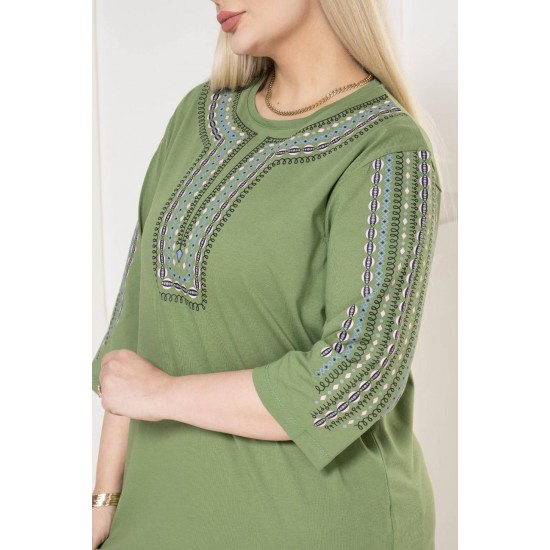 221832 TOPTAN HAKİ BLUZ