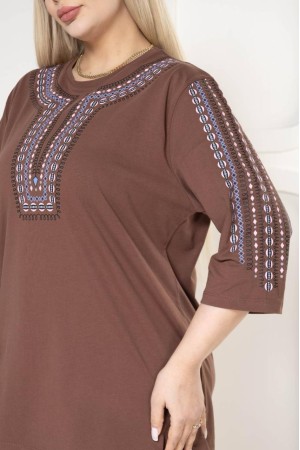 221833 TOPTAN KAHVE BLUZ