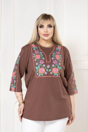 221837 TOPTAN KAHVE BLUZ