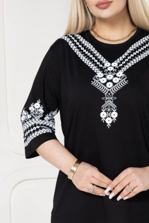 221841 TOPTAN SİYAH BLUZ