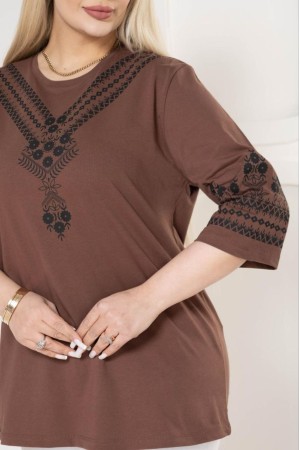 221843 TOPTAN KAHVE BLUZ
