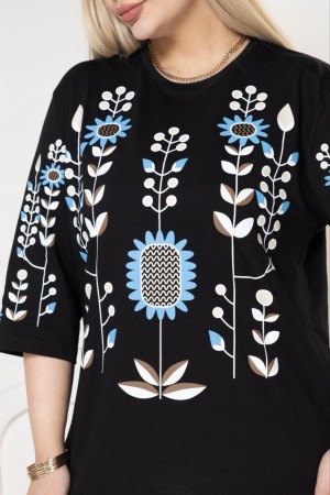 221845 TOPTAN SİYAH BLUZ