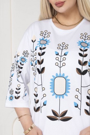 221847 TOPTAN BEYAZ BLUZ