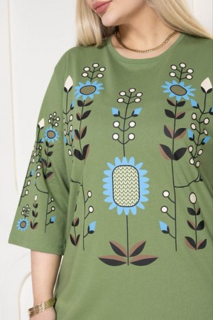 221848 TOPTAN HAKİ BLUZ