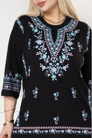 221852 TOPTAN SİYAH BLUZ