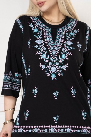 221852 TOPTAN SİYAH BLUZ