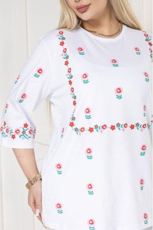 221855 TOPTAN BEYAZ BLUZ