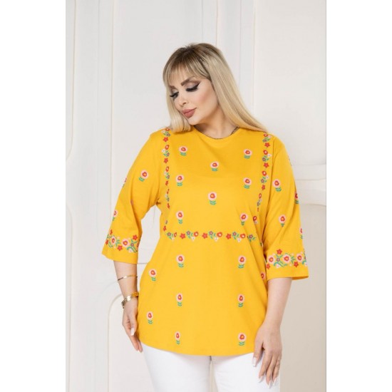 221856 TOPTAN SARI BLUZ