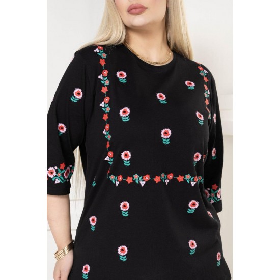 221857 TOPTAN SİYAH BLUZ