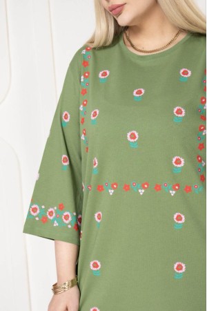 221858 TOPTAN HAKİ BLUZ