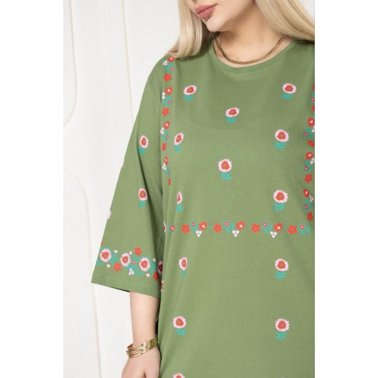 221858 TOPTAN HAKİ BLUZ