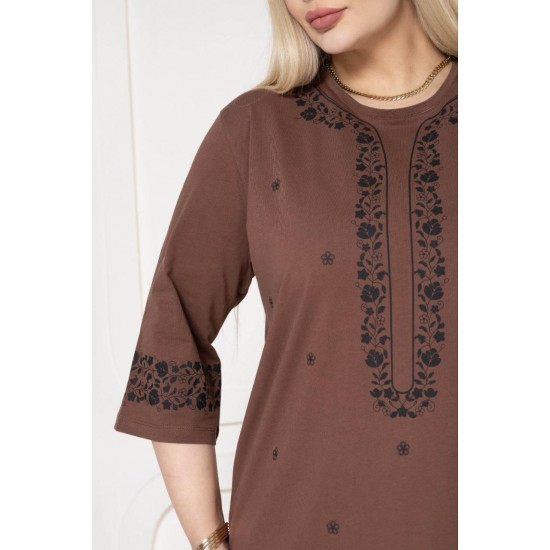 221862 TOPTAN KAHVE BLUZ