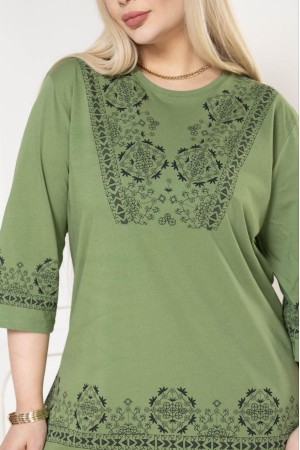 221868 TOPTAN HAKİ BLUZ