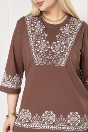 221869 TOPTAN KAHVE BLUZ