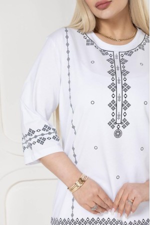 221871 TOPTAN BEYAZ BLUZ