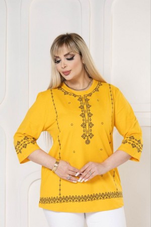 221872 yellow BLOUSE