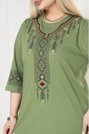 221875 TOPTAN HAKİ BLUZ