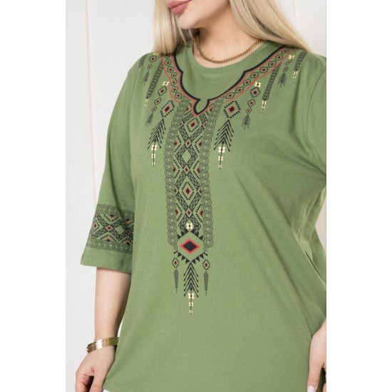 221875 khaki BLOUSE