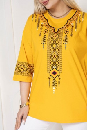 221876 yellow BLOUSE
