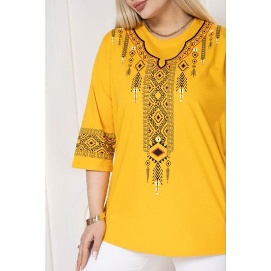 221876 yellow BLOUSE