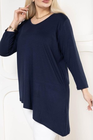 221880 TOPTAN LACİVERT TUNİK