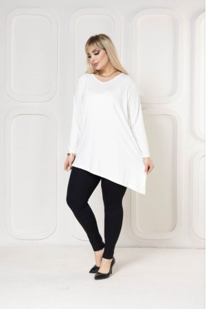 221884 TOPTAN BEYAZ TUNİK