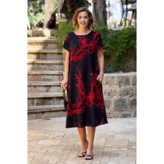 221904 patterned DRESS