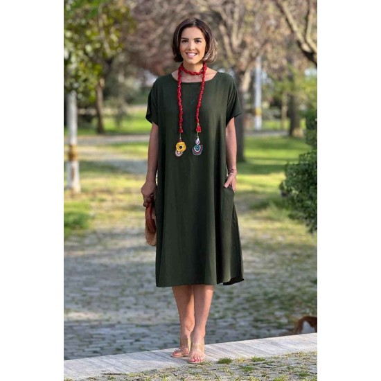 221906 khaki DRESS