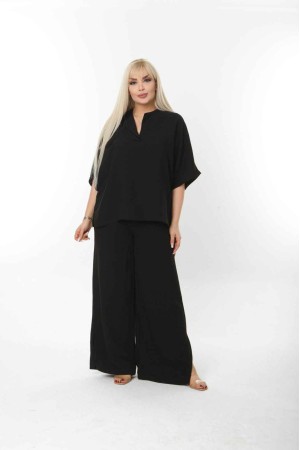 221907 TOPTAN SİYAH PANTOLON TAKIM
