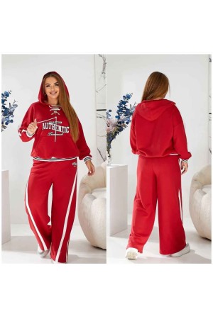 221910 TOPTAN KIRMIZI EŞOFMAN TAKIM