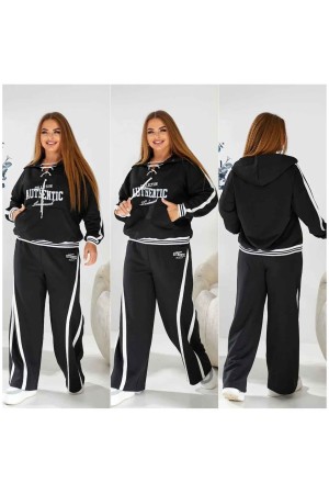 221911 TOPTAN SİYAH EŞOFMAN TAKIM