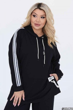 221915 TOPTAN SİYAH EŞOFMAN TAKIM