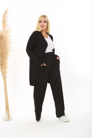 221948 TOPTAN SİYAH PANTOLON TAKIM