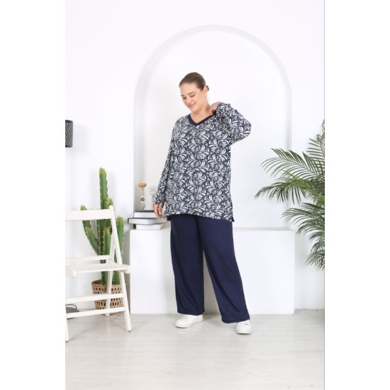 221950 TOPTAN DESENLİ PANTOLON TAKIM