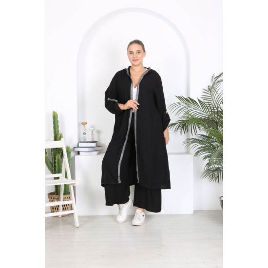 221957 TOPTAN SİYAH PANTOLON TAKIM