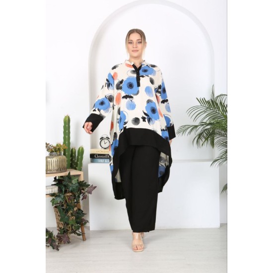 221959 TOPTAN DESENLİ PANTOLON TAKIM