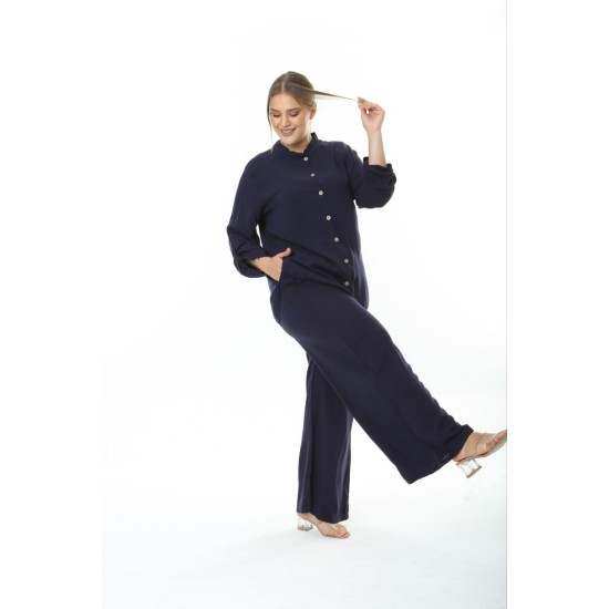 221965 TOPTAN DESENLİ PANTOLON TAKIM