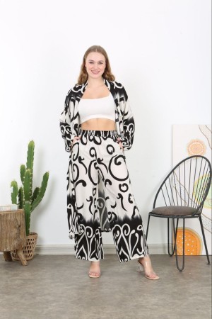 221966 TOPTAN DESENLİ PANTOLON TAKIM