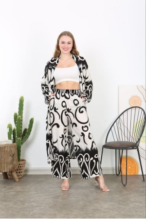 221966 TOPTAN DESENLİ PANTOLON TAKIM