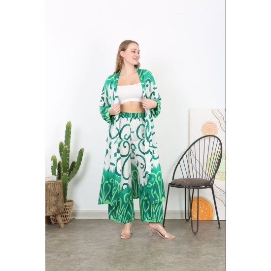 221967 TOPTAN DESENLİ PANTOLON TAKIM