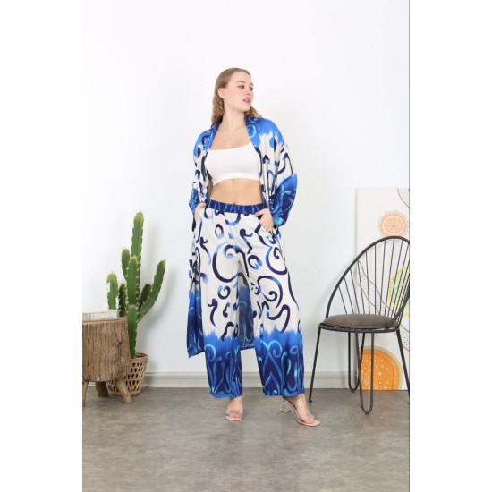 221969 TOPTAN DESENLİ PANTOLON TAKIM