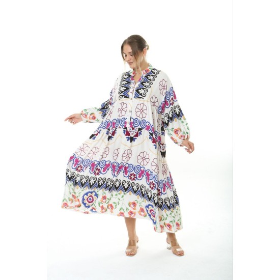 221984 patterned DRESS