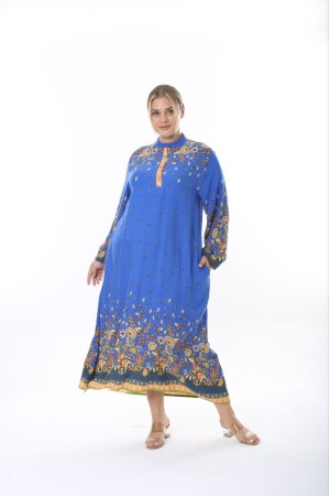 221990 TOPTAN SAKS ELBİSE