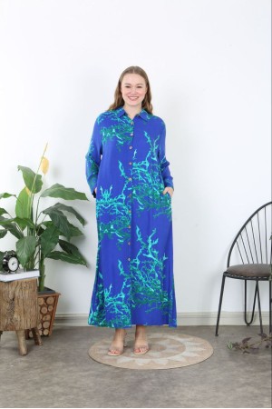 222002 TOPTAN DESENLİ ELBİSE