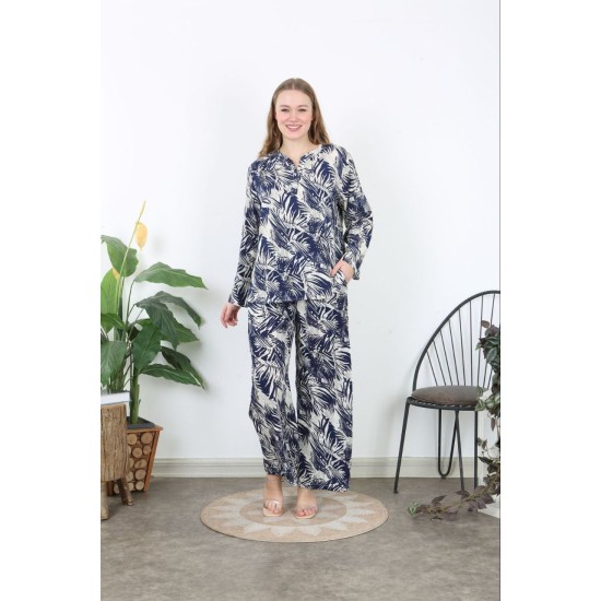 222027 TOPTAN DESENLİ PANTOLON TAKIM