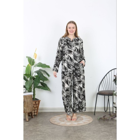 222029 TOPTAN DESENLİ PANTOLON TAKIM