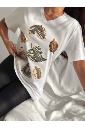 222098 TOPTAN BEYAZ TSHIRT